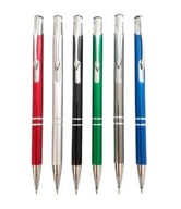 LAPICERO METALICO TINTA NEGRA